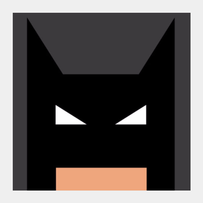 Square Art Prints, Geometric Dark Knight | Artist Name: Revant Mahajan, - PosterGully