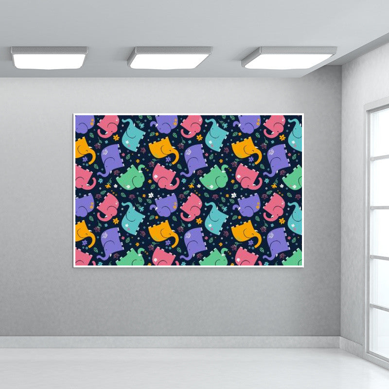 Baby Elephants Wall Art