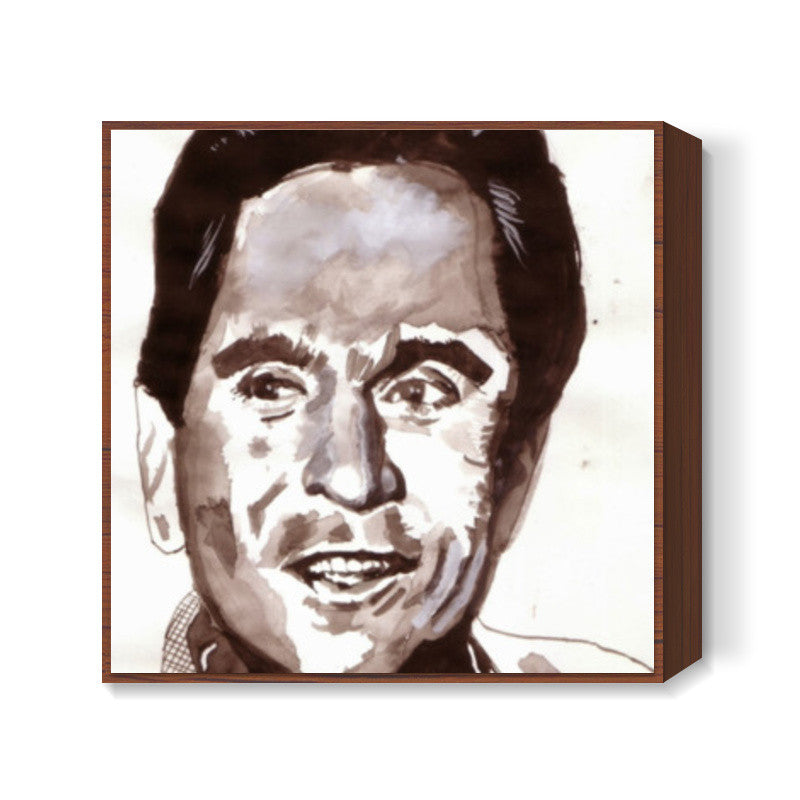 Dilip Kumar is the thespian who remains a stalwart, in his speech and in his silence Square Art Prints