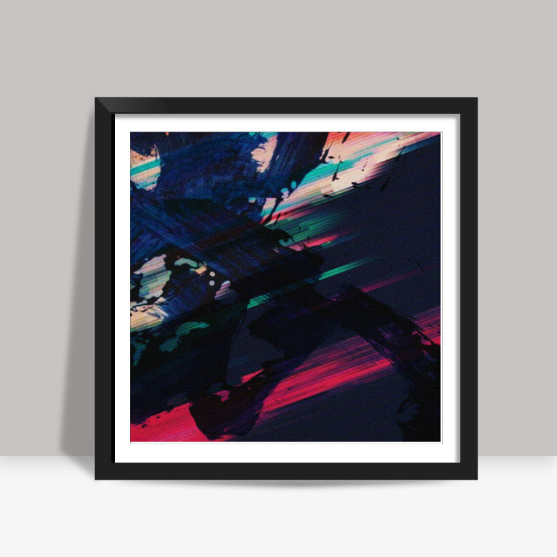 Brush strokes Square Art Prints