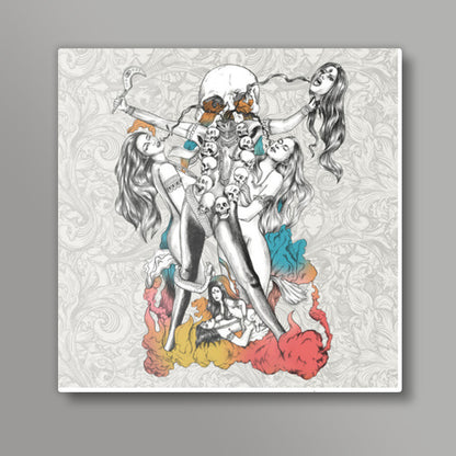 Chinnamasta Square Art Prints