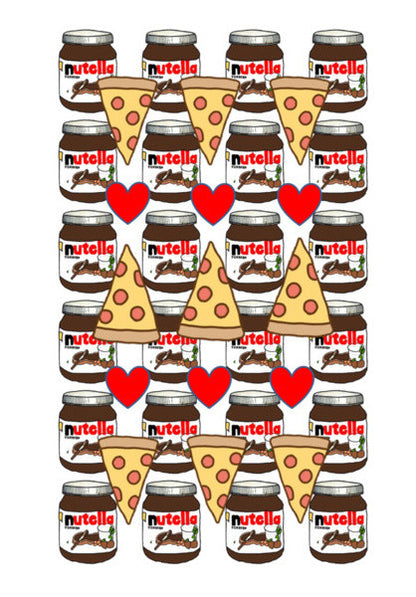 Nutella Pizza Wall Art