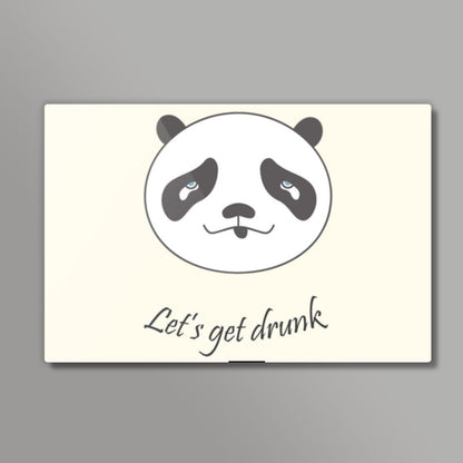 Drunk Panda Wall Art