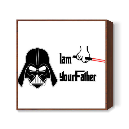 Darth Vader - I am your father. Star Wars Square Art Prints