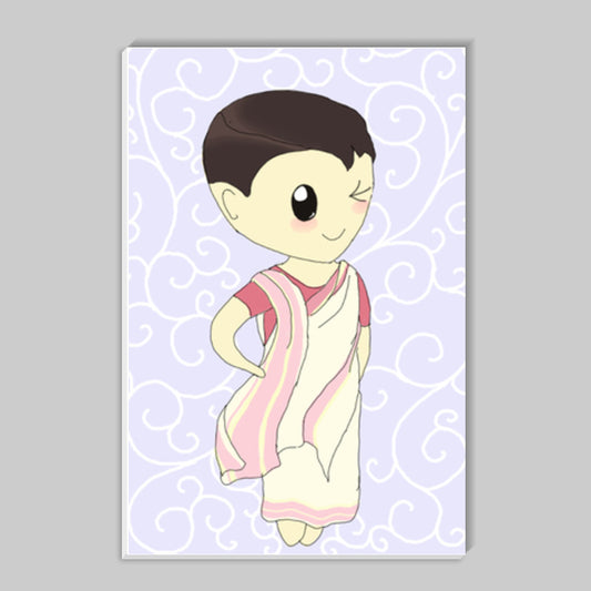 Kawaii Bengali girl Stick Ons