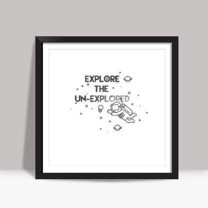 Explore Space Square Art Print