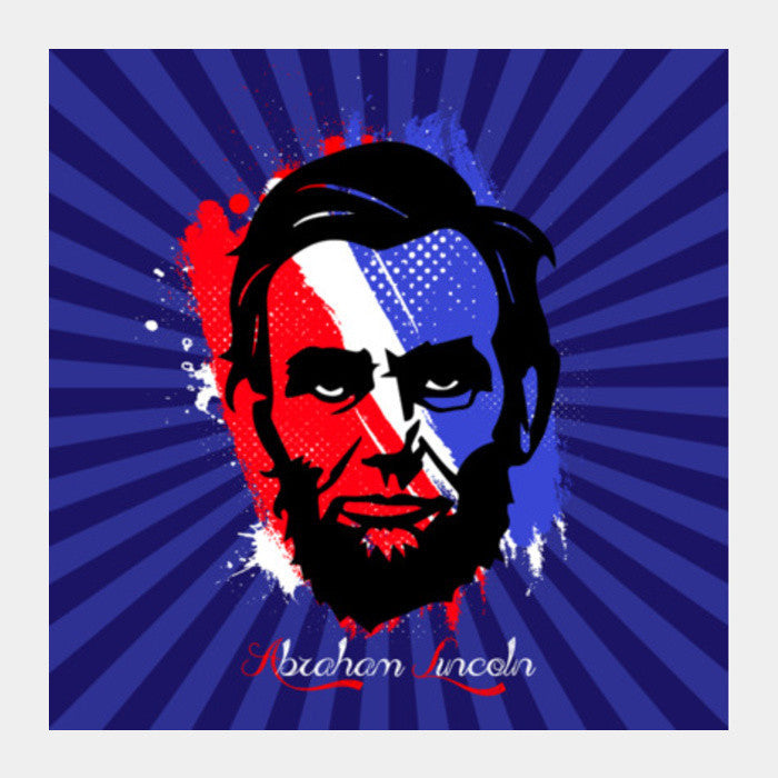 Abraham Lincoln Square Art Prints PosterGully Specials