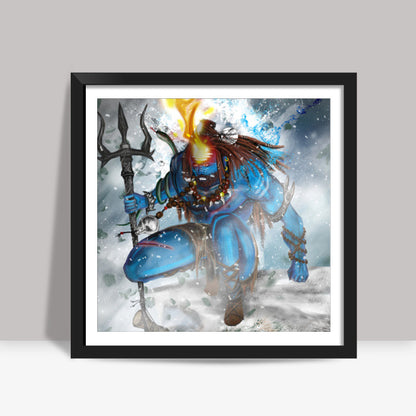 Fierce Shiva Square Art Prints