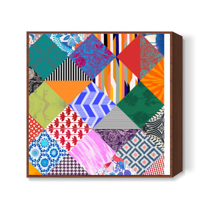 Patchwork 1 Square Art Prints