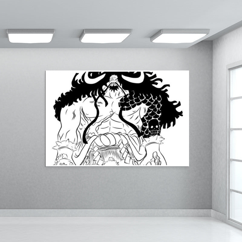 One Piece Kaidou Wall Art | Md. Hafiz Shaikh Wall Art