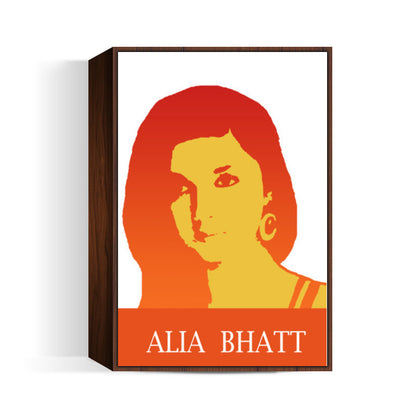 Alia Bhatt Bollywood Actress Pop Art Wall Art