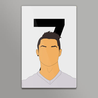 Cristiano Ronaldo 7 | Real Madrid | Football Wall Art