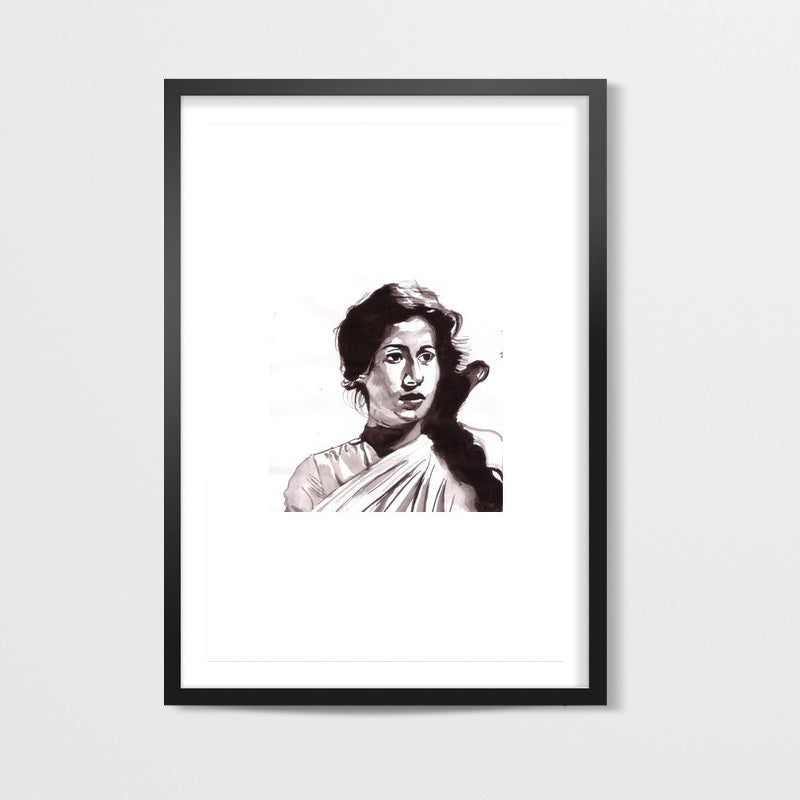 Madhubala enchants with her simplicity Wall Art