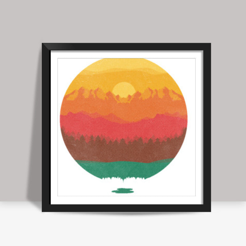 Layers of Nature Square Art Prints