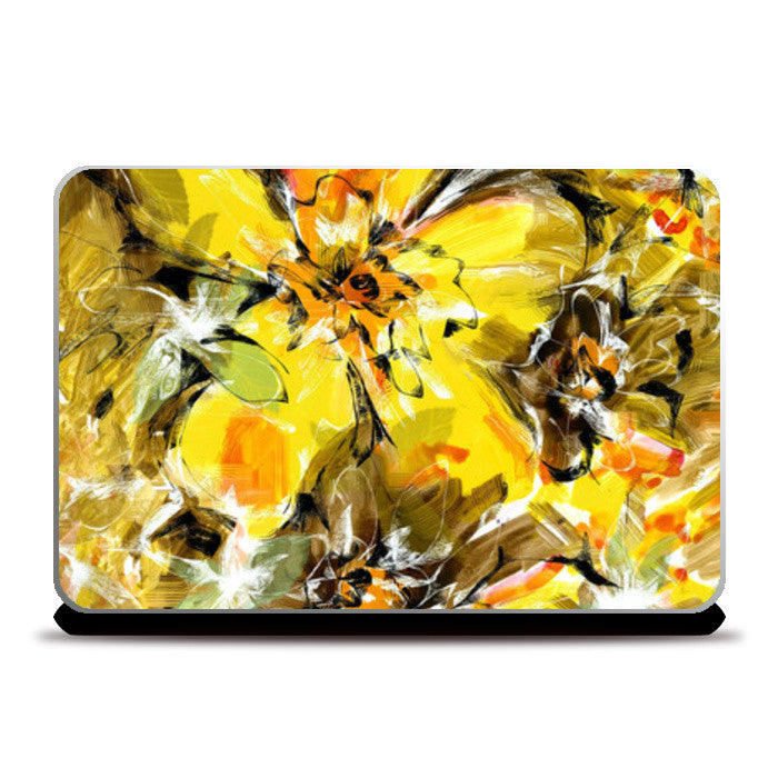 Laptop Skins, Abstract Flower Laptop Skins