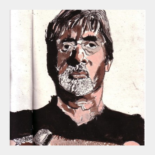 Bollywood superstar Amitabh Bachchan excelled in his role as a controversial leader in Sarkar Square Art Prints