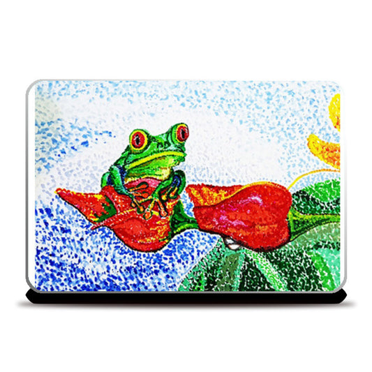 Pointillismic Nature Laptop Skins