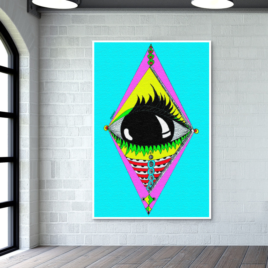 The Big Eye Wall Art| Buy High-Quality Posters and Framed Posters ...