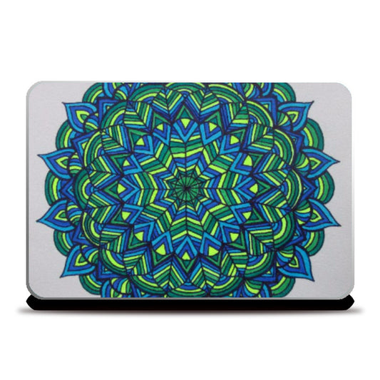 Laptop Skins, The Bleen Mandala 2 Laptop Skin | Jasmine Kaur Lotey, - PosterGully