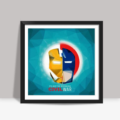 Civil war  Square Art Prints