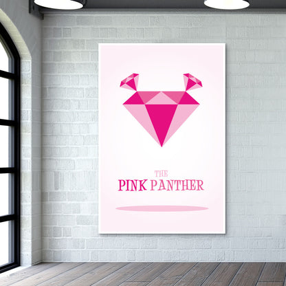 Pink Panther Minimal Wall Art