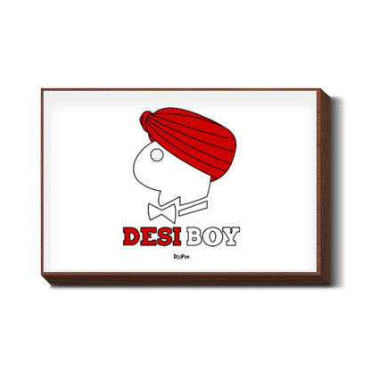 Desi Boy Wall Art