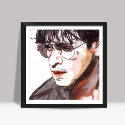 SRK is a rare blend of substance and style Square Art Prints