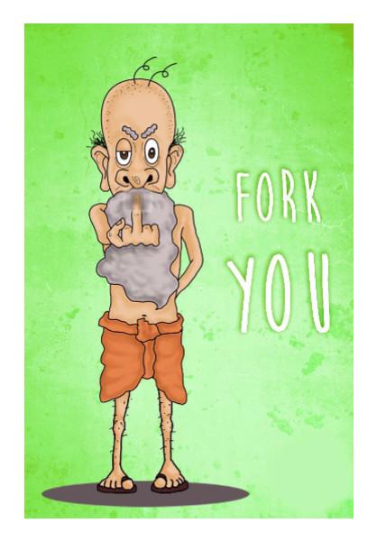 PosterGully Specials, Fork You Wall Art