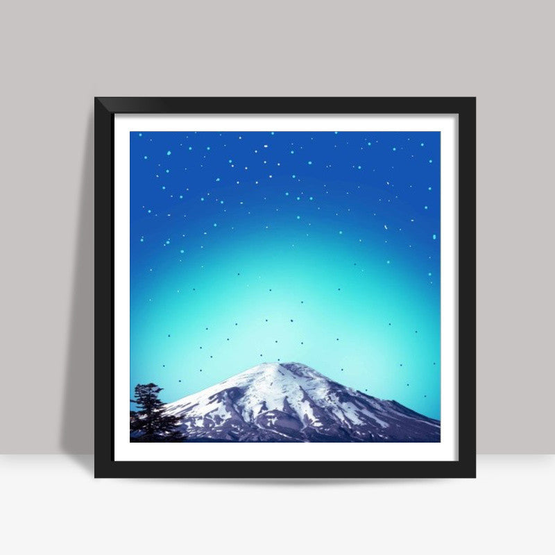 heaven Mountain Square Art Prints