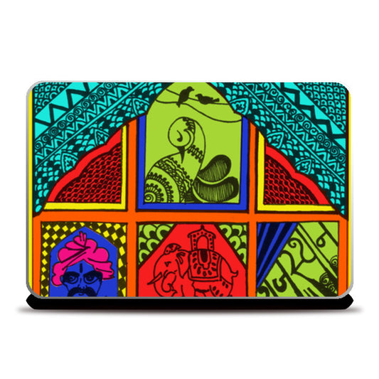 Vibrant Rajasthan Laptop Skins