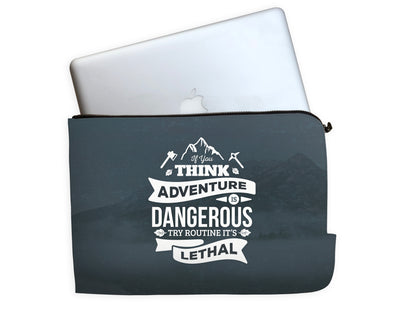 Routine Is Lethal Laptop Sleeve