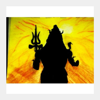 Square Art Prints, Lord shiva Square Art Prints