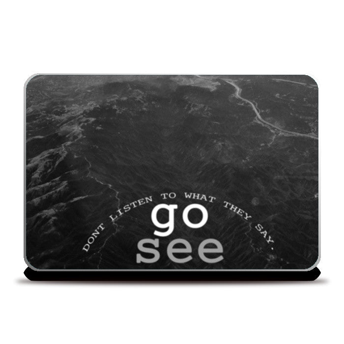 Go see, Travel Laptop Skins