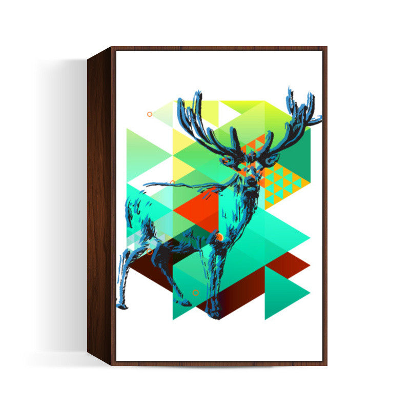 Deer Graphing Wall Art | Lotta Farber