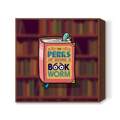 Bookworm Square Art Prints