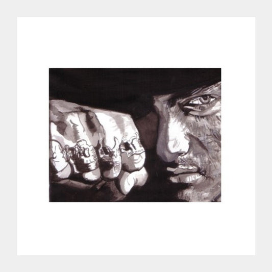 Square Art Prints, Aamir Khan has the punch Square Art Prints