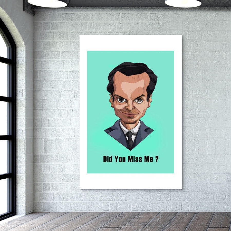 Sherlock : Moriarty Wall Art |  Artist: Sayan Ghatak