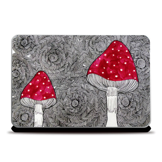 Trippin Shrooms Laptop Skins