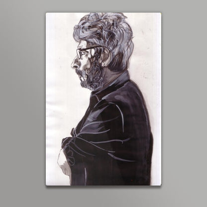 Sanjay Leela Bhansali is the man in black Wall Art