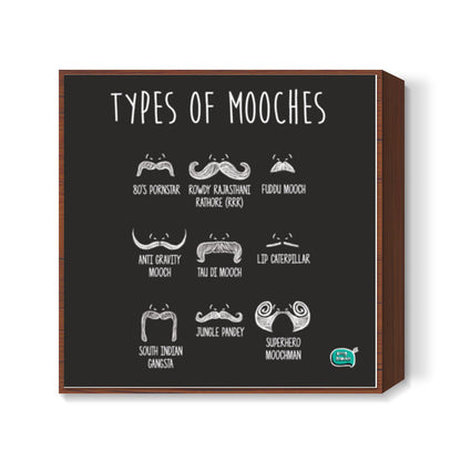 Types of Mooches  Square Art Prints