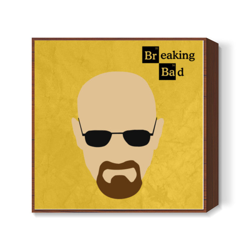 Breaking Bad:Heisenberg Square Art Print