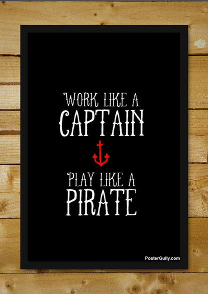 Brand New Designs, Work Like A Captain Artwork