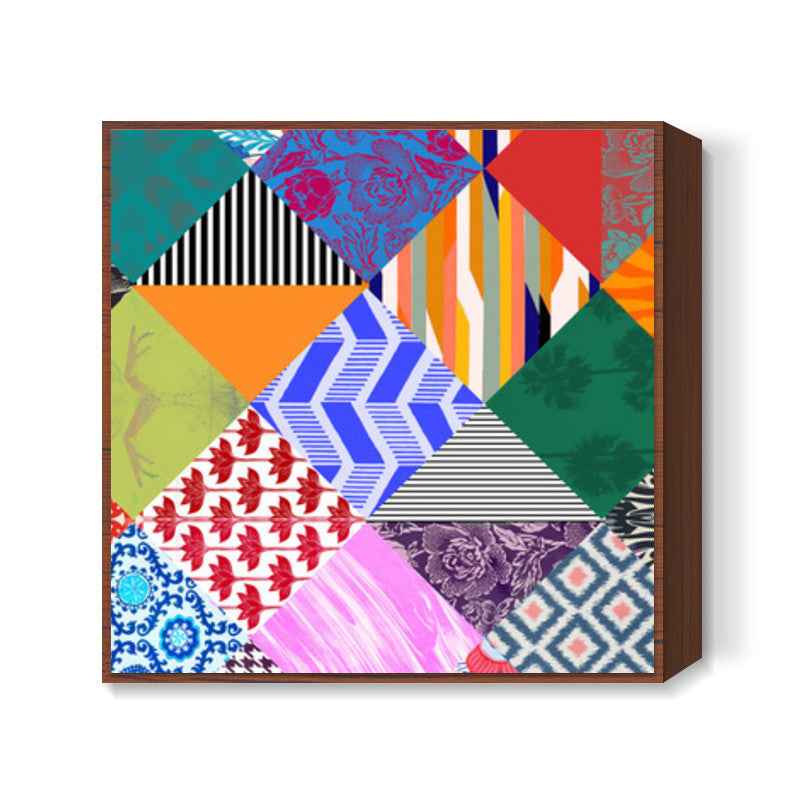 Patchwork 1 Square Art Prints