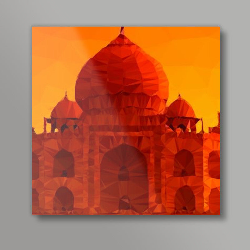 taj mahal low poly | vinayak chincholkar