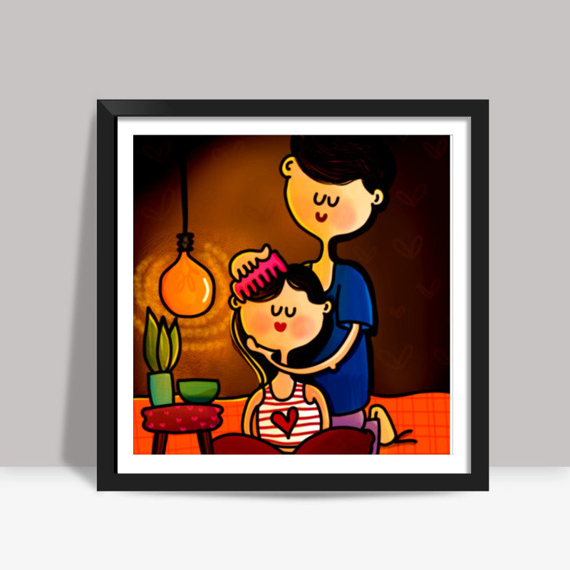 Us <3 Square Art Prints