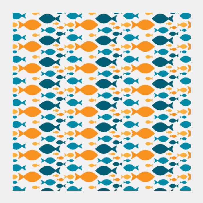 Square Art Prints, Something Fishy Square Art