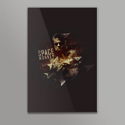 Fight club Space Monkey Wall Art