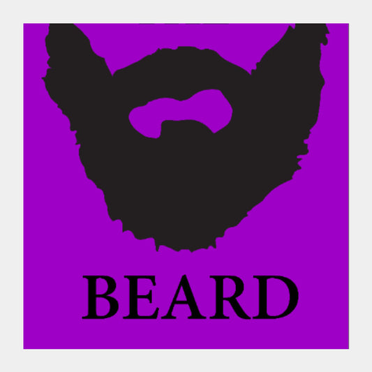 Square Art Prints, BEARD