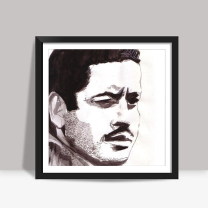 Guru Dutt was a visionary filmmaker Square Art Prints