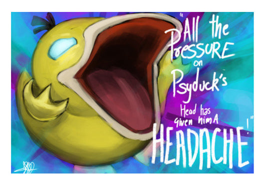 SillyPsyduck'sAnger Art PosterGully Specials